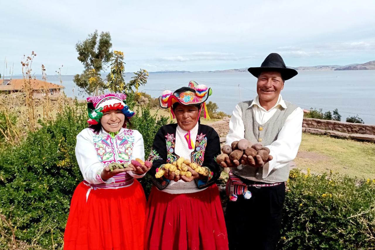 פונו Hospedaje Rural La Florida En Llachon, Titicaca מראה חיצוני תמונה